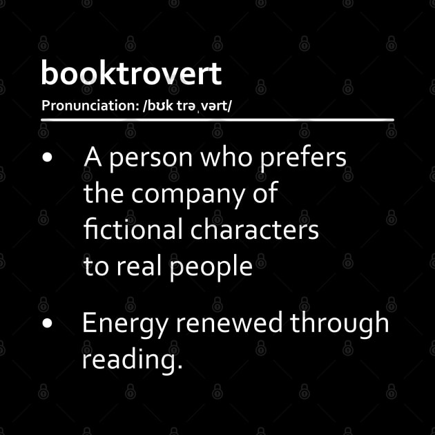 Booktrovert - Energy renewed through reading by All About Nerds