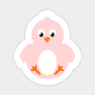 Cute Pink Chickie Magnet