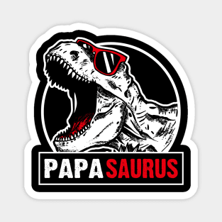 Papasaurus T Rex Dinosaur Papa Saurus Family Matching Magnet