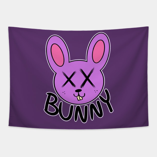 Randall's Bunny Tee Tapestry by masochistfox