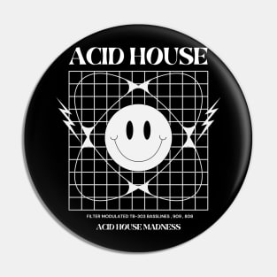 ACID HOUSE  - 303 Grid Madness Pin