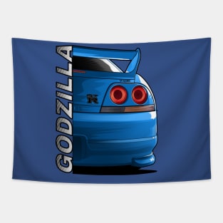 Godzilla - Skyline R33 Tapestry