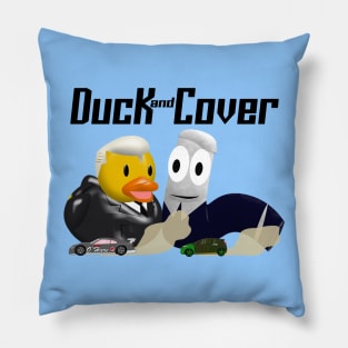 Duck and Cover Racers Pillow
