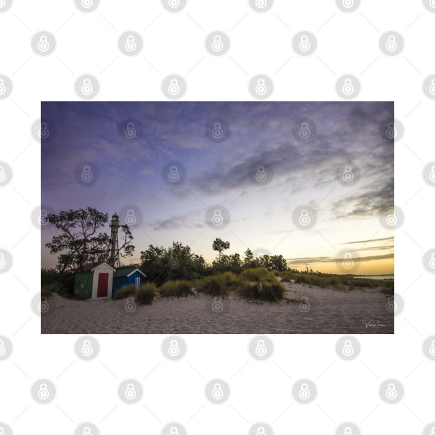 McCrae Lighthouse, McCrae Beach, McCrae, Mornington Peninsula, Victoria, Australia. by VickiWalsh