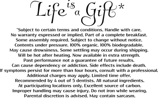 Life is a Gift* Magnet