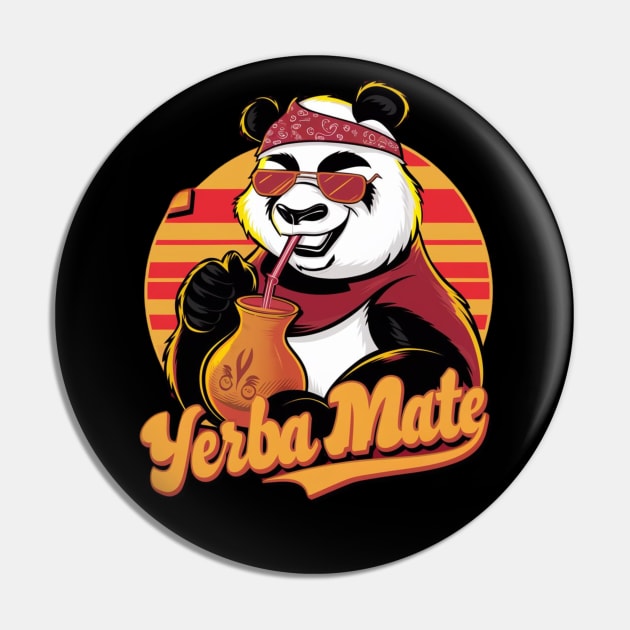 Yerba Mate, Panda Pin by Dylante