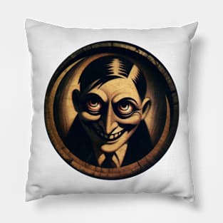 creepy man Pillow