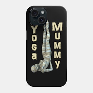 Yoga Mummy Shoulder Stand Pose Phone Case