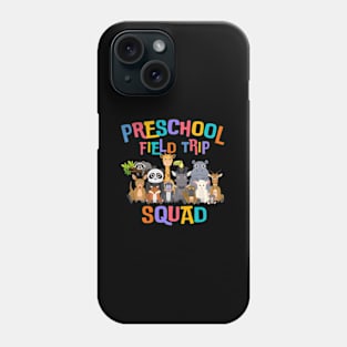 Pre-K Preschool Field Day Trip Squad 2024 Zoo Animal Phone Case