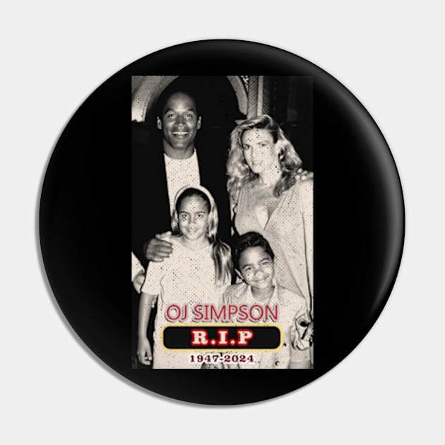 OJ Simpson 4 and family Pin by Rohimydesignsoncolor