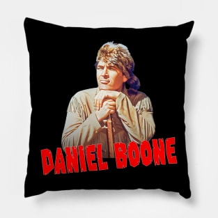 Daniel Boone - Frontier Hero - 60s Adventure Tv Series Pillow