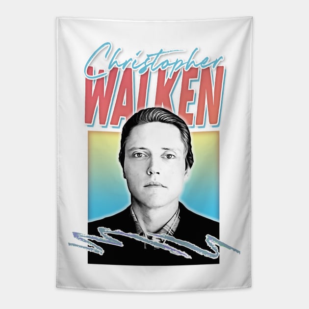 Christopher Walken / 80s Aesthetic Fan Art Gift Design Tapestry by DankFutura