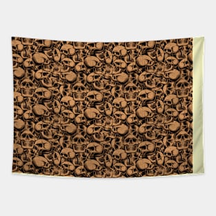 Skulls Tattoo Pattern Tapestry