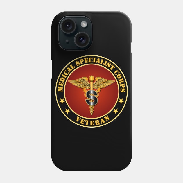 Medical Specialist Corps Veteran Phone Case by twix123844