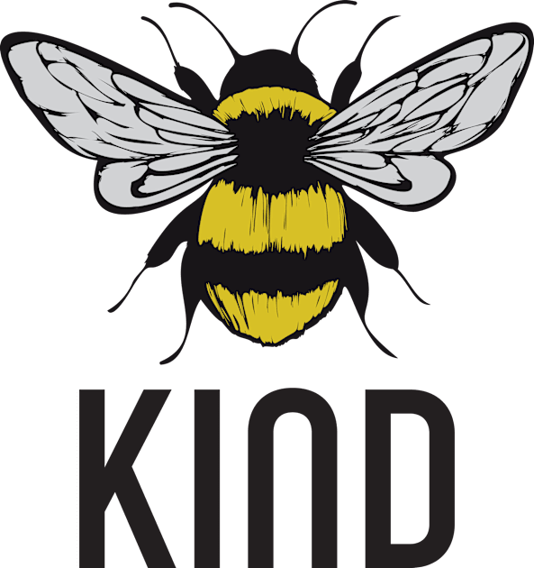 Bee Kind Kids T-Shirt by HelenDesigns