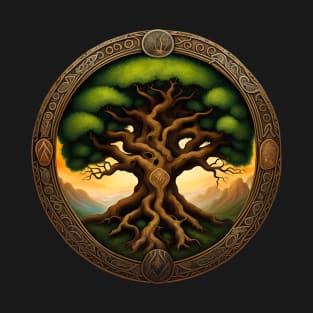 Yggdrasil Viking World Tree Norse Tree of Life T-Shirt