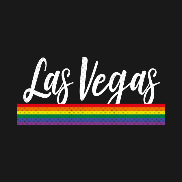 Las Vegas, Nevada - NV Pride Simple Rainbow by thepatriotshop