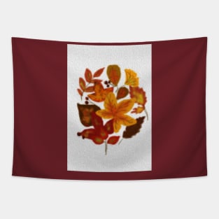 fall leaves composition. Tapestry