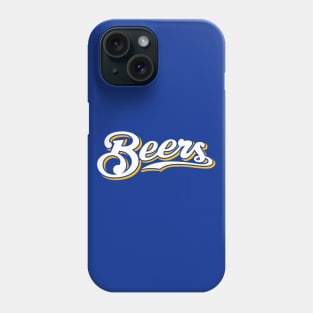 Milwaukee Beers - Royal Blue Phone Case