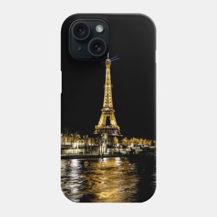 Eiffel Tower Reflection Phone Case