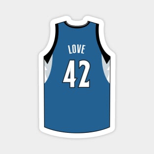 Kevin Love Minnesota Jersey Qiangy Magnet