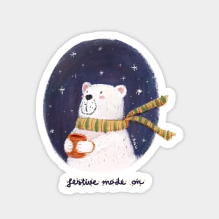 Festive bear Magnet