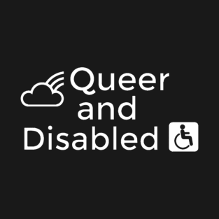 Queer and Disabled (Emojis) T-Shirt