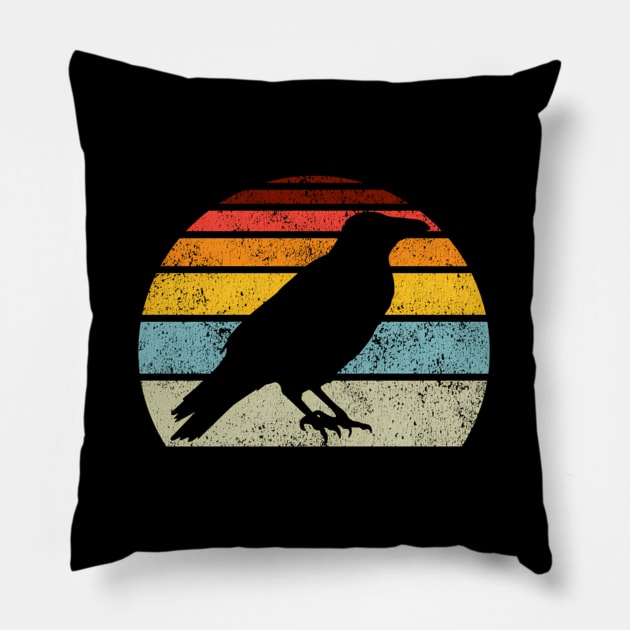 Crow Raven Gothic Bird Pillow by Sink-Lux