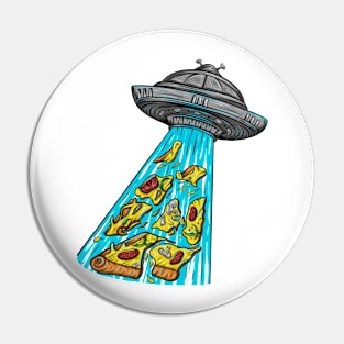 Alien Foodie Invasion Pin