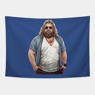 Fat Thor Dude Tapestry