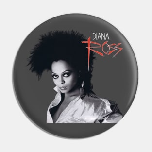 Diana Black Art Pin