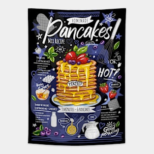 Pancakes recipe with you forever sweet print poster Tapestry