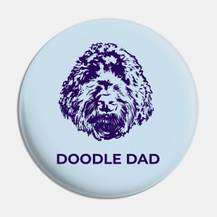 Doodle Dad Pin