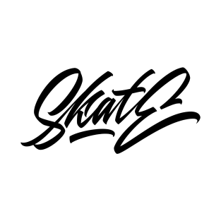 Skate hand made lettering T-Shirt