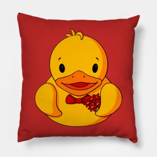 Valentine Bouquet Rubber Duck Pillow