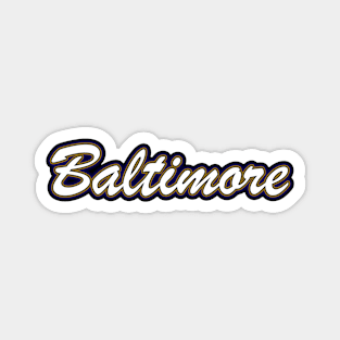 Football Fan of Baltimore Magnet