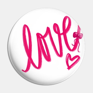 Love font for Valentine’s day Pin