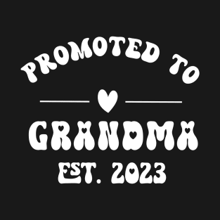 Promoted To Grandma Est. 2023 - New Grandma T-Shirt