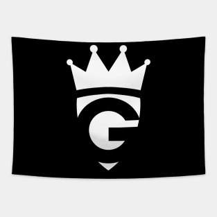 White G_Law Logo Tapestry