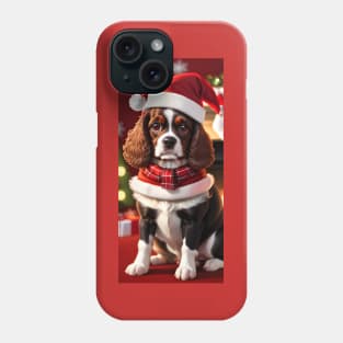 Cute Christmas Spaniel For Dog Lovers Phone Case