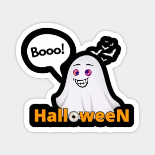 Funny Halloween Ghost Magnet