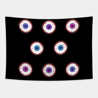 Eyeballs Halloween Tapestry