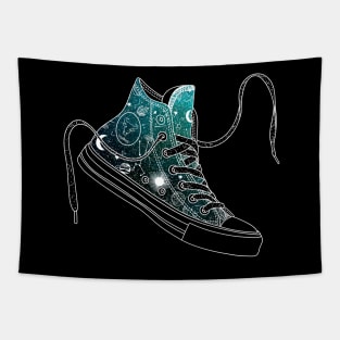 Taurus high tops - Space canvas Tapestry