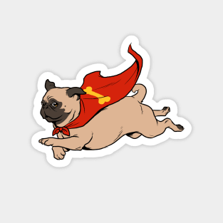 Super Pug Magnet