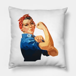 Girls Have the Power to Change the World Pillow