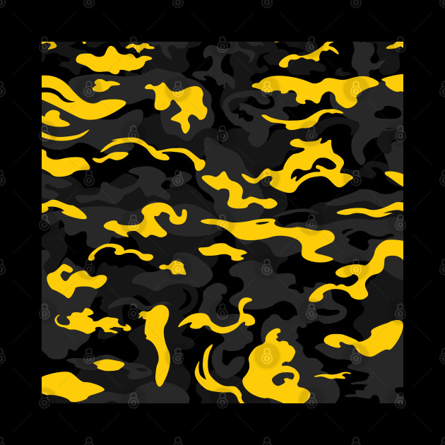 Bubble Bee Yellow Camouflage Pattern - Yellow Camouflage - Phone Case