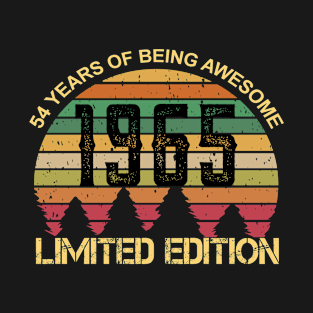 54 Years Of Being Awesome Limited Edition 54th Birthday Gift T-Shirt