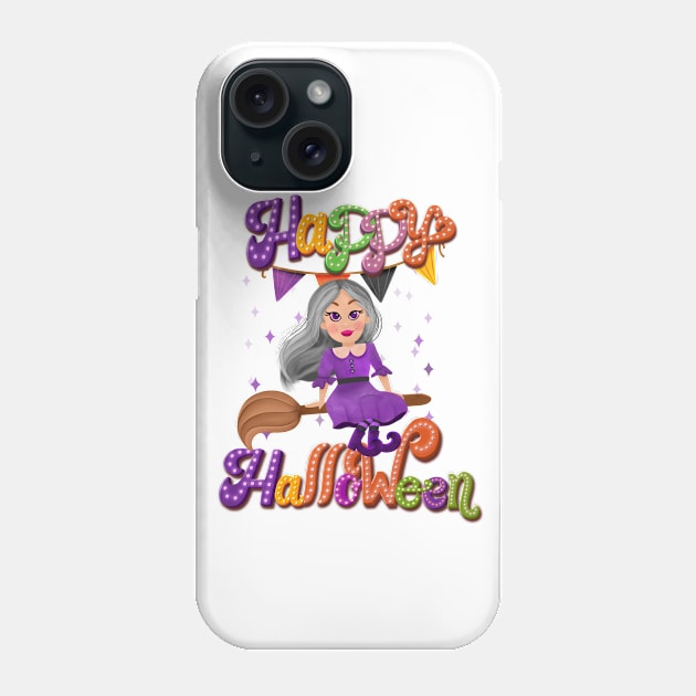 Happy Halloween Phone Case by PrintAmor