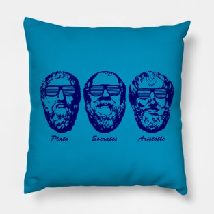 socrates aristotle plato Pillow