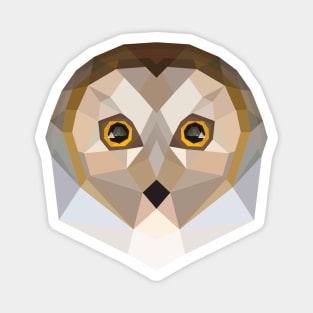 Polygon Owl Magnet